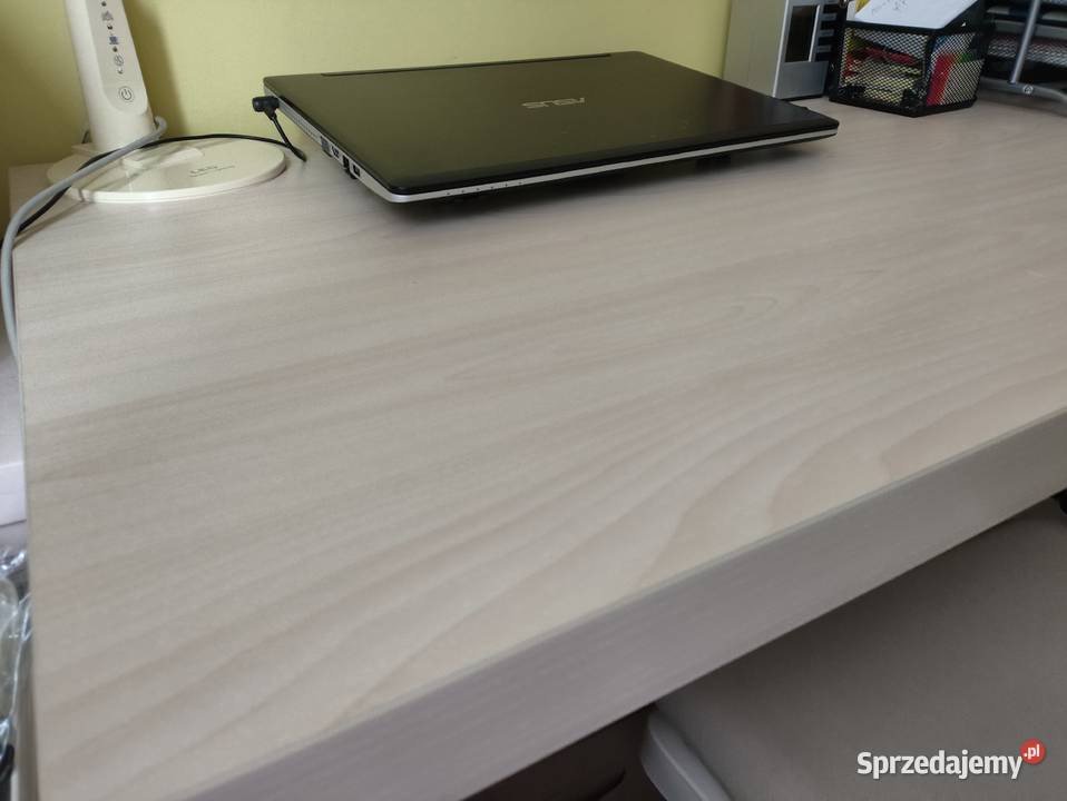 Super biurko jasny dąb solidne nowe zero Ostrołęka