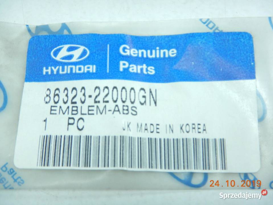ZNACZEK EMBLEMAT HYUNDAI ACCENT 9499 ASO Emblematy