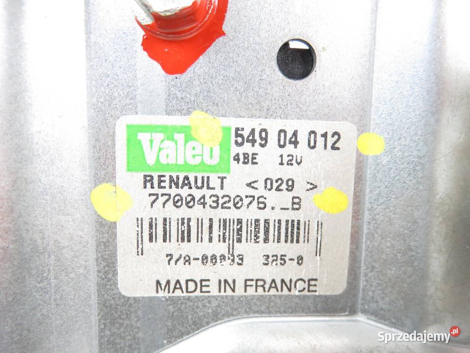 SILNICZEK WYCIERACZKI TYŁ SCENIC I FL małopolskie