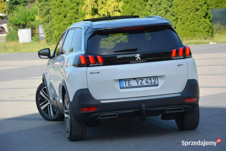 Peugeot 5008 GT Pack Focal Biał Perła Skóry światła przeciwmgielne Ostrów Mazowiecka sprzedam