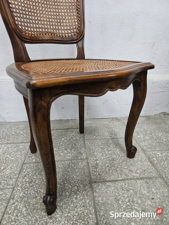 Piękne francuskie krzesła ludwikowskie Komplet 8