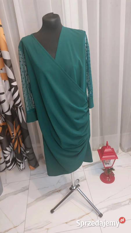 Sukienka kopertowa elegancka Spódnice i sukienki Chorzów sprzedam