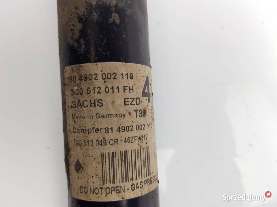 AMORTYZATOR PRAWY TYŁ 3C0512011FH SUPERB II Lipno