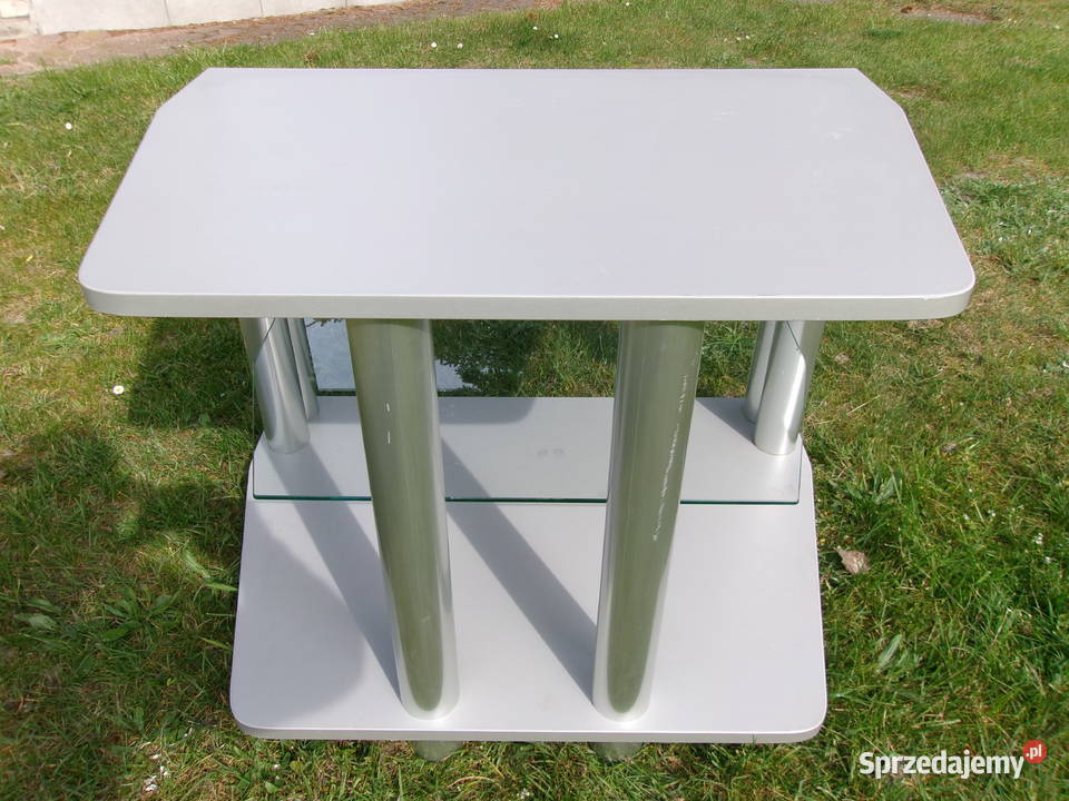 Stolik pod telewizor z czasów PRL kolor szary Legionowo