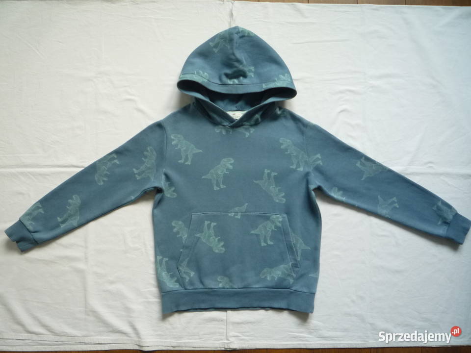 HM 134140 Niebieska Bluza Kangurka kaptur Meszek Szczecin