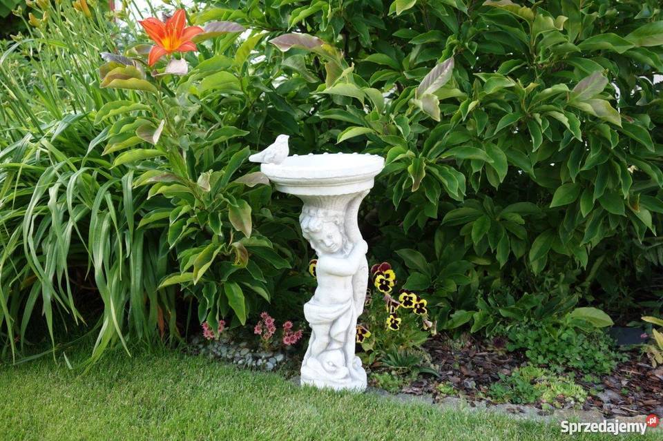 POIDEŁKO PTAKÓW BETONOWE WYSOKIE FIGURA Architektura ogrodowa