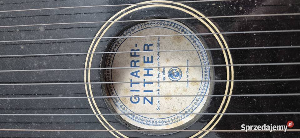 Antyczna Cytra Gitarowa GitarrZither Made in Pozostałe Biłgoraj