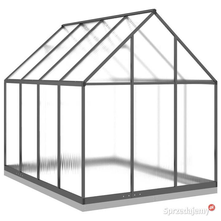 Szklarnia z ramą podstawy antracyt 224x169x202 mazowieckie Warszawa
