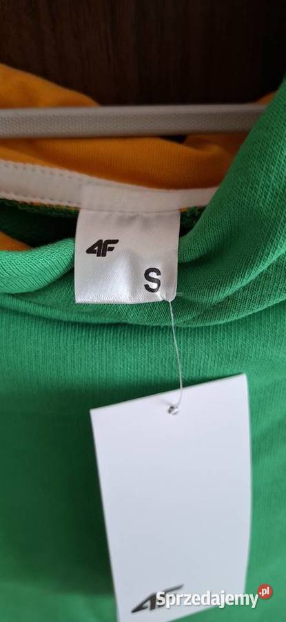 Nowa zielona bluza 4F Tic Tac Czuję do Miętę Odzież codzienna Maków Mazowiecki