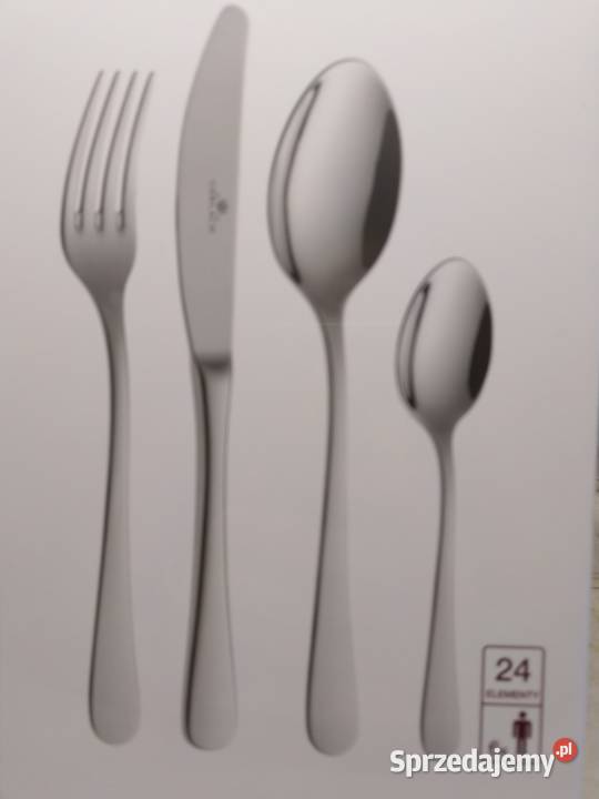 NAJTANIEJ Komplet Sztućce 24el Zestaw Sztućców Zabrze