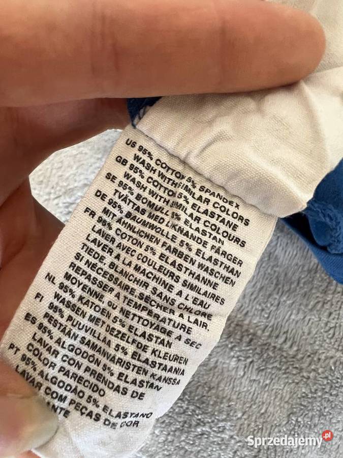 Bluzka koszulka top na ramiączkach niebieski HM Jasło