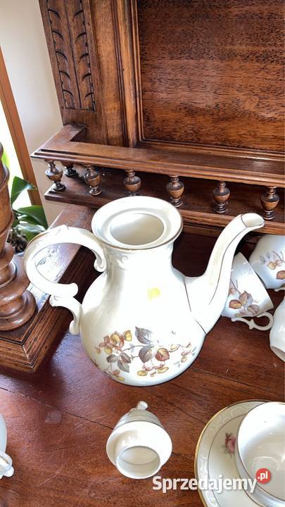 Dzbanek do kawy B G Kjobenhavn Made in Denmark Porcelana i szkło