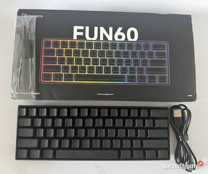 Klawiatura magnetyczna FUN60 Pro RGB 8K GREEN przewodowa sprzedam