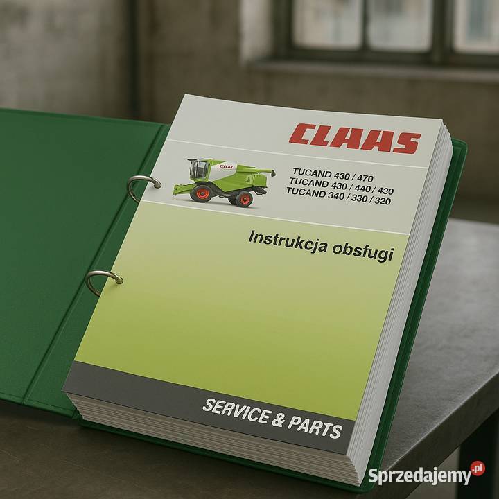 Instrukcja obsługi CLAAS TUCANO 828 stron Język Gdańsk