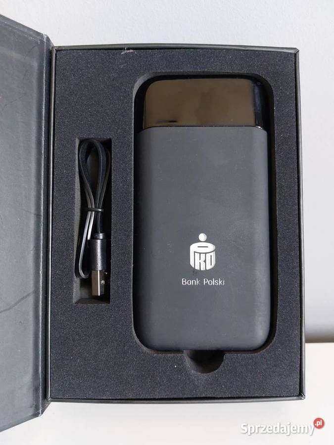 powerbank 8000 mAh czarny elegancki Mauro Conti Poznań