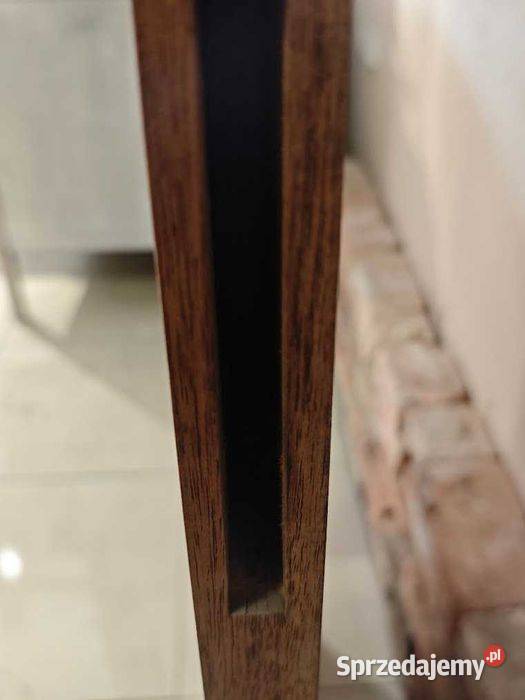 Drzwi wewnętrzne mahoniowe prawdziwe drewno śląskie Góra