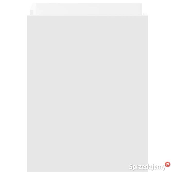 Szafka nocna biała 45x50x65 materiał
