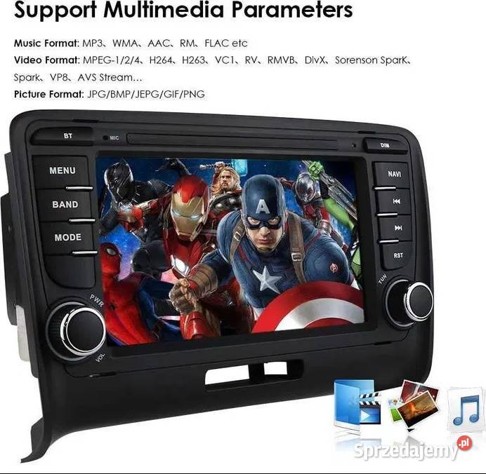 Radio android 11 Audi TT wifi gps bluetooth PROM