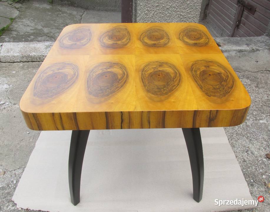 Stolik Art Deco Halabala H259 1950r orzech Białystok sprzedam