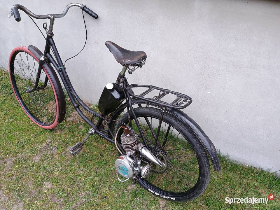 Rower z silnikiem Maw zabytkowy Kurzętnik