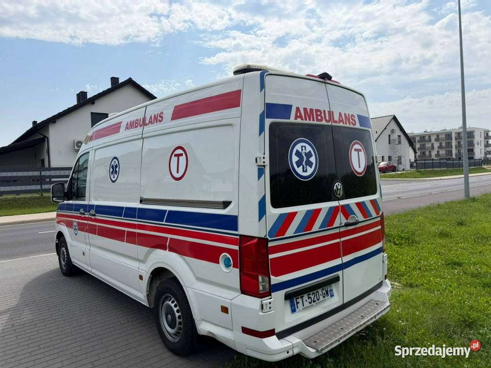 ambulansy Volkswagen Crafter Volkswagen Crafter Motoryzacja Gostyń
