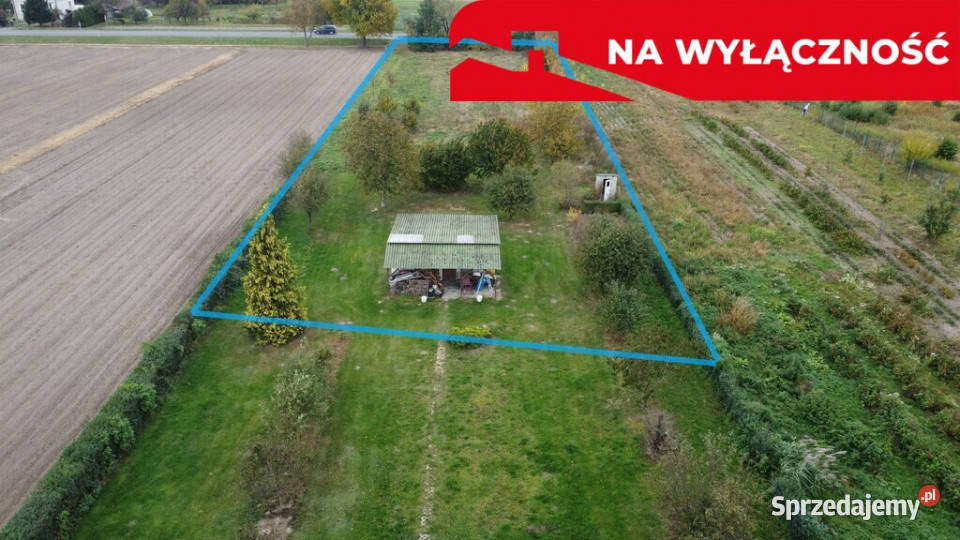 Działka 4017 m2 budowlana Leokadiów gm Puławy asfalt