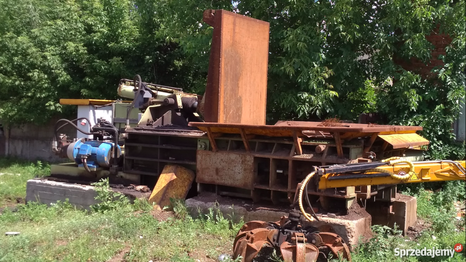 paczkara do zlomu Riko s40 400 ton Czarny Las