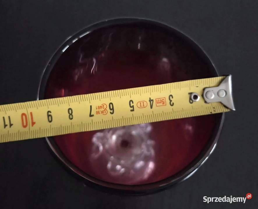 Kielich puchar szkło vintage PRL Porcelana i szkło Poznań