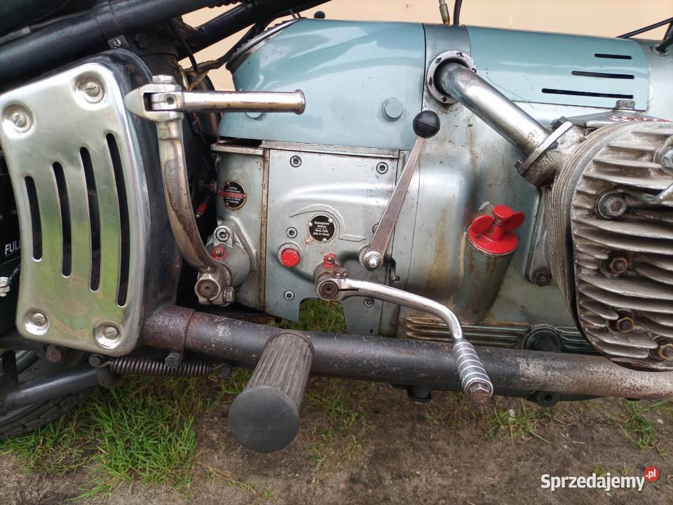 Szwajcarski Motocykl Wojskowy Condor A 580 wielkopolskie Konin sprzedam