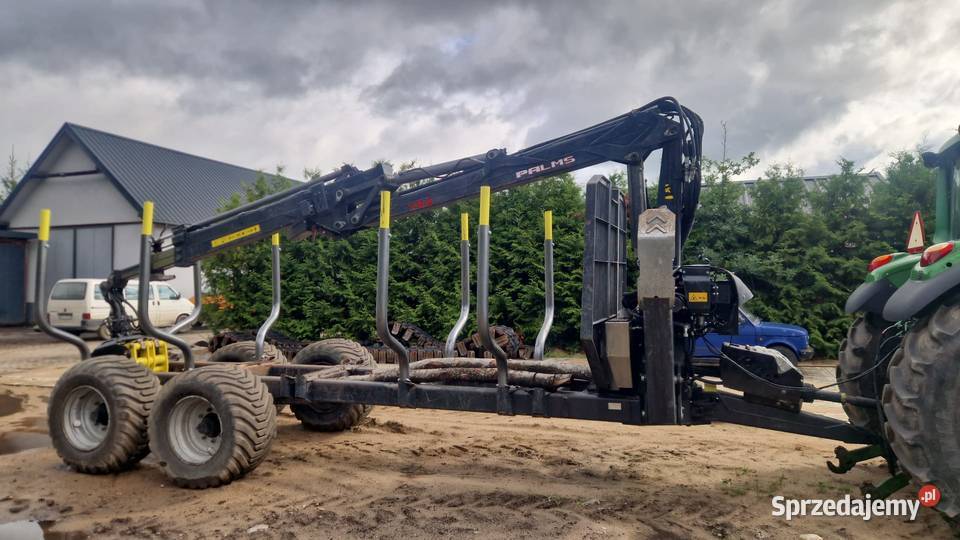 Przyczepa zrywkowa PALMS 14D Zuraw 94m 2023 pomorskie Trzebielino sprzedam