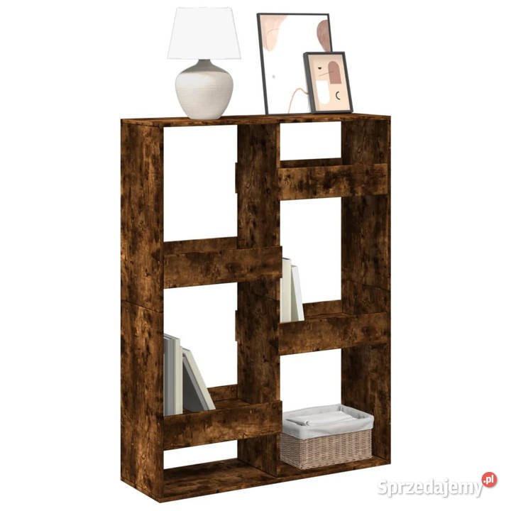 Regał przydymiony dąb 100x33x135 materiał