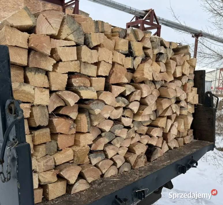 Różne rodzaje drewna opałowegokominkowego Łyse Baranowo
