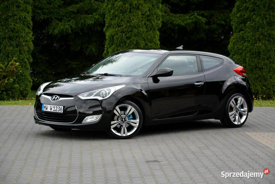 Hyundai Veloster Duża Navi Kamera Ledy półSkóry garażowany Ostrów Mazowiecka sprzedam