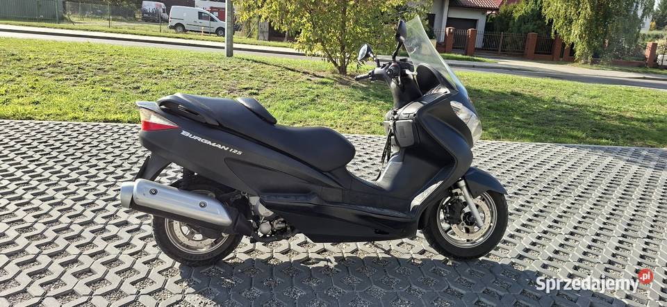 Suzuki burgman 125 2008 czarny Lubartów