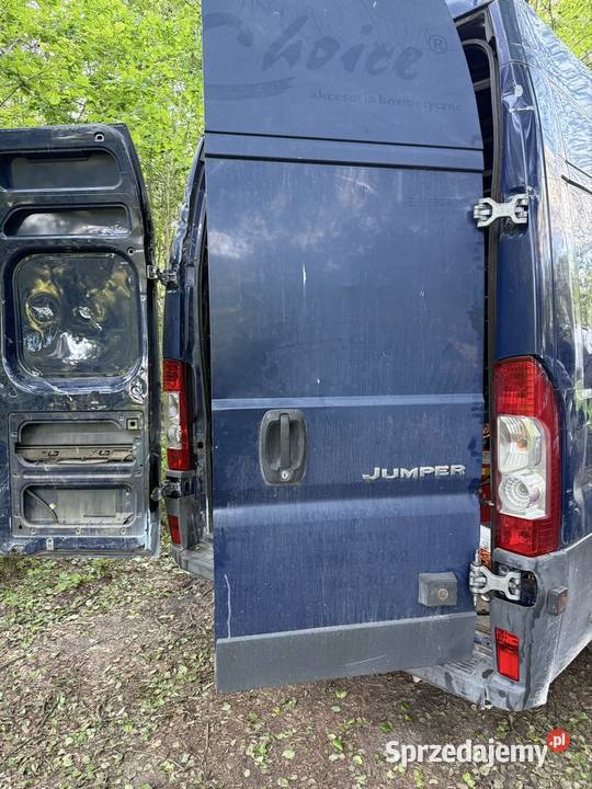 Drzwi tylne H3 jumper boxer ducato uszkodzone Borzęcin Duży
