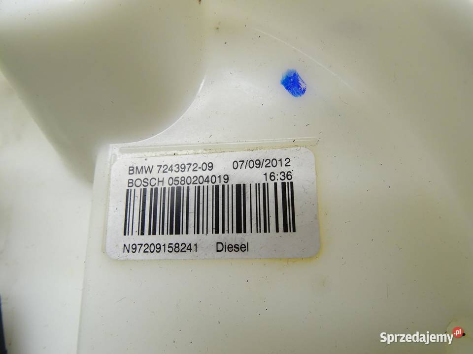 POMPA PALIWA PŁYWAK 7243972 BMW F20 F21 F30 F31 osobowe