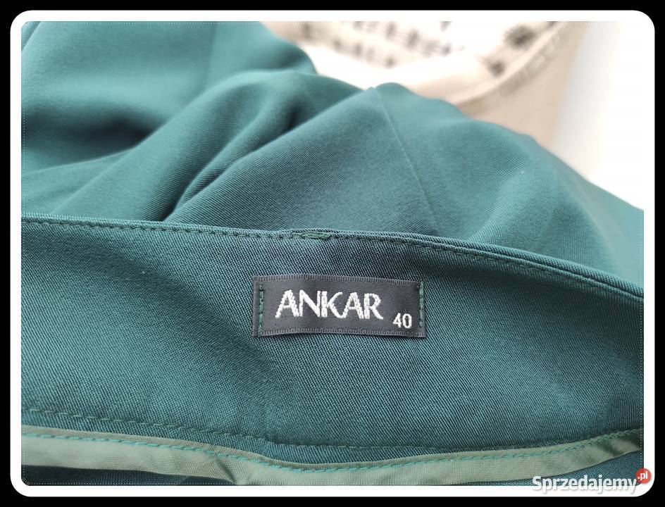 Ankar spodnie eleganckie na kant butelkowa sprzedam