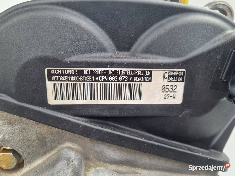 SILNIK VW Golf VII MK7 14 TSI 125 CPV CPVB Rudka