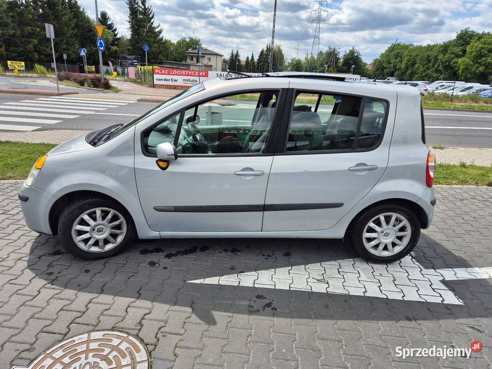 Renault Modus 16 klima panorama tempomat srebrny Modus Zgorzała