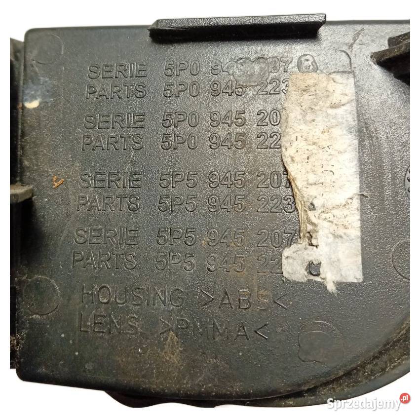 Lampa przeciwmgielna lewa Seat Altea 5P0945223 osobowe Lampy przeciwmgielne sprzedam