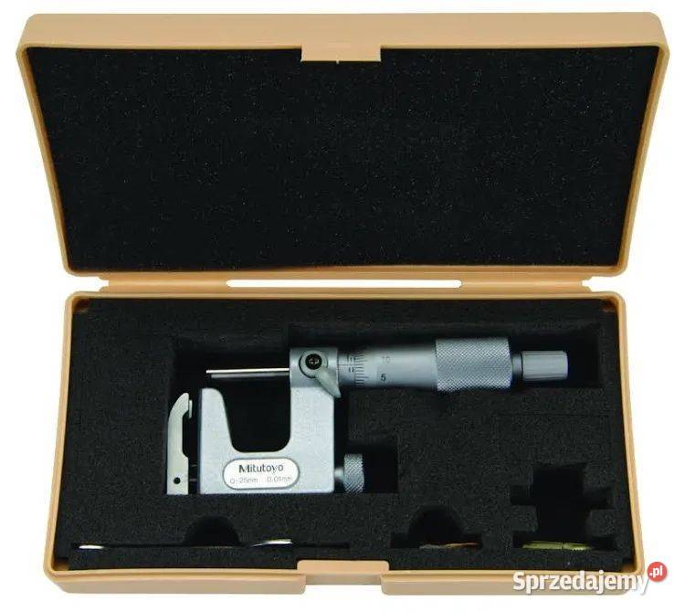 Mikrometr o wymiennym kowadełku 025mm 117101 sprzedam