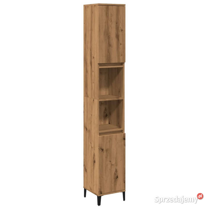 Szafka łazienkowa dąb artisan 30x30x190 WM857106