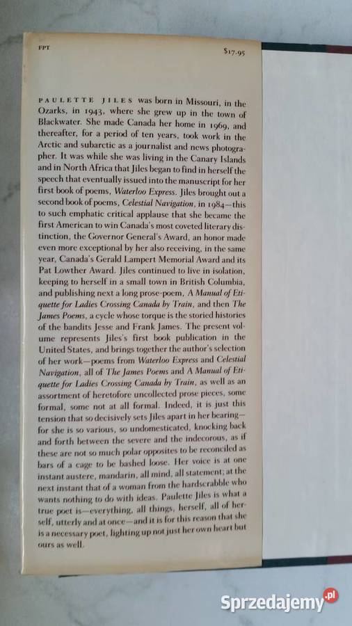 Paulette Jiles Blackwater Alfred A Knopf York lubelskie Puławy