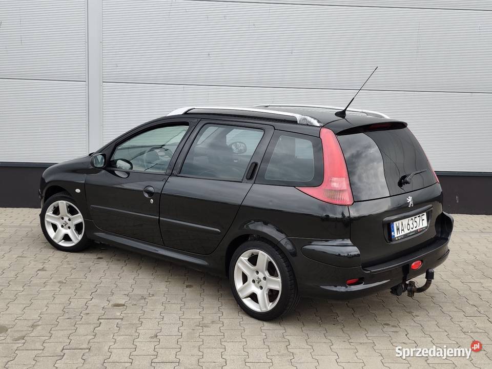 Peugeot 206 sw 16 Benz Śliczny skóra climatronik Samochody osobowe mazowieckie Wołomin