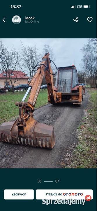 Koparko ładowarka Case 580K turbo podkarpackie Gorzyce