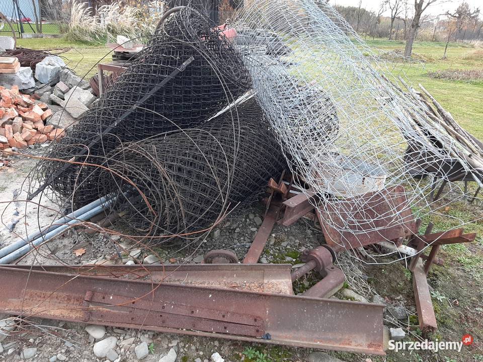 Różne Żelastwa Rurki Kontowniki Teowniki Siatka małopolskie Bulowice