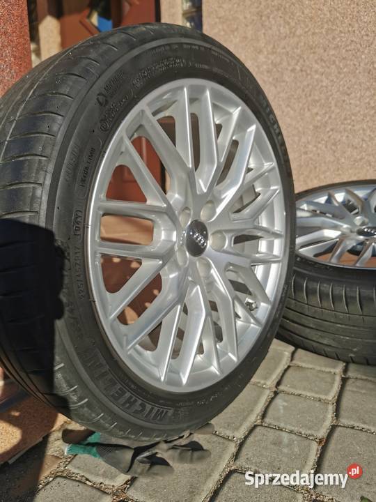Oryginalne koła Audi R17 5x100 Michelin Pilot warmińsko-mazurskie Różnowo
