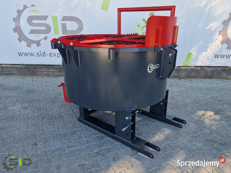 Mieszalnik Betoniarka Bębnowa Ciągnikowa 1200 L Osprzęt roboczy
