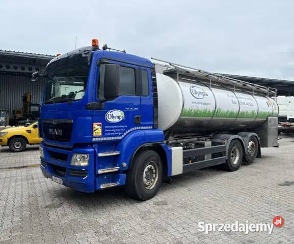 Cysterna do mleka do wody Man Volvo Scania 12008kg Cysterny lubelskie Biała Podlaska