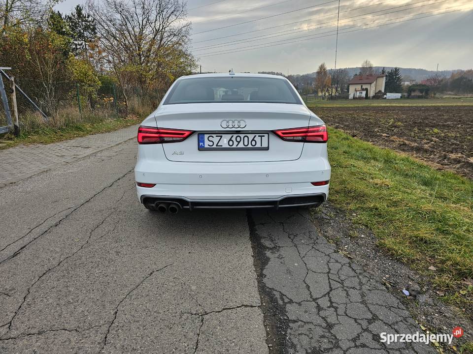 Audi a3 8v sedan 20tfsi 190 SLine skóry 170000km śląskie Zabrze